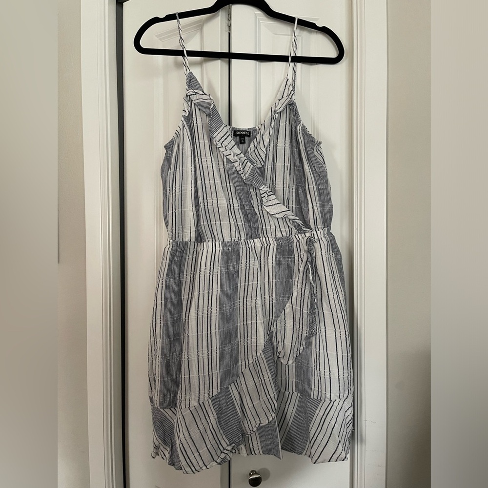 Blue/White Linen Dress
